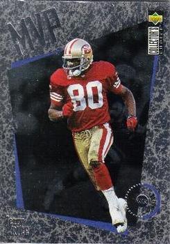 Jerry Rice San Francisco 49ers 1996 Upper Deck Collector's Choice NFL MVPs #M42